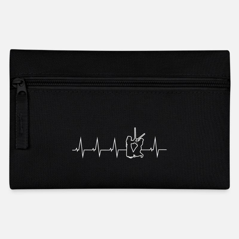 J’aime Kendo - battement de coeur - Trousse - noir