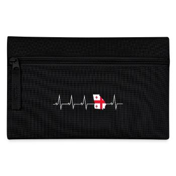 J’aime le rythme cardiaque - Géorgie - la Géorgie - Trousse - noir - Devant
