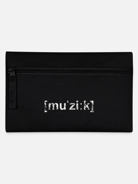 Musik versteht jeder - Federtasche - Schwarz
