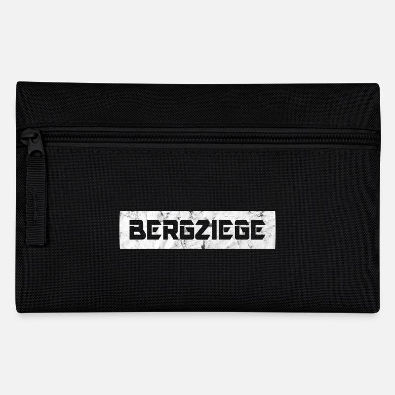 Bergziege - Federtasche - Schwarz