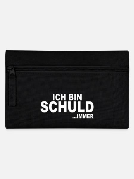 Design Ich bin Schuld ...IMMER - Federtasche - Schwarz