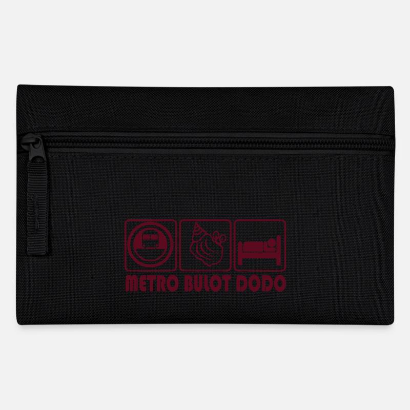 Métro bulot dodo - Trousse - noir