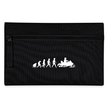 Evolution Schneemobil Motorschlitten Winter - Federtasche - Schwarz - Vorne