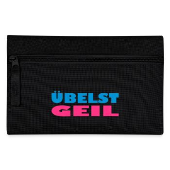 übelst geil leider exit-shirt - Federtasche - Schwarz - Vorne