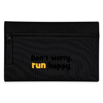 run - Pencil Case - black - Front