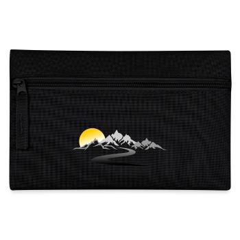 Reise - Berge Straße - Federtasche - Schwarz - Vorne