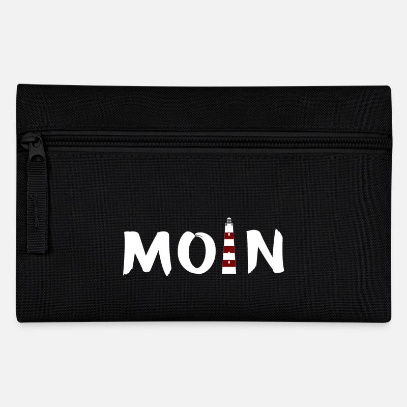 Moin Leuchtturm - Federtasche - Schwarz