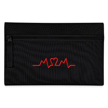 Heart Beat MOM V.2 Gift - Pencil Case - black - Front