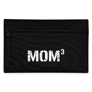 Mom Of 3 Kids - Mother's Day Gift For Awesome Mom - Pencil Case - black - Front