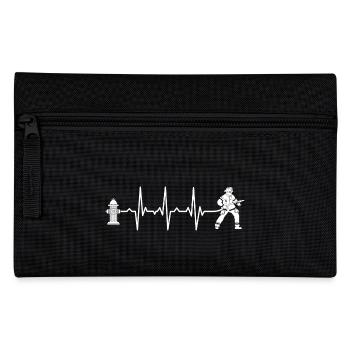 Pompier pompier battement de cœur - Trousse - noir - Devant