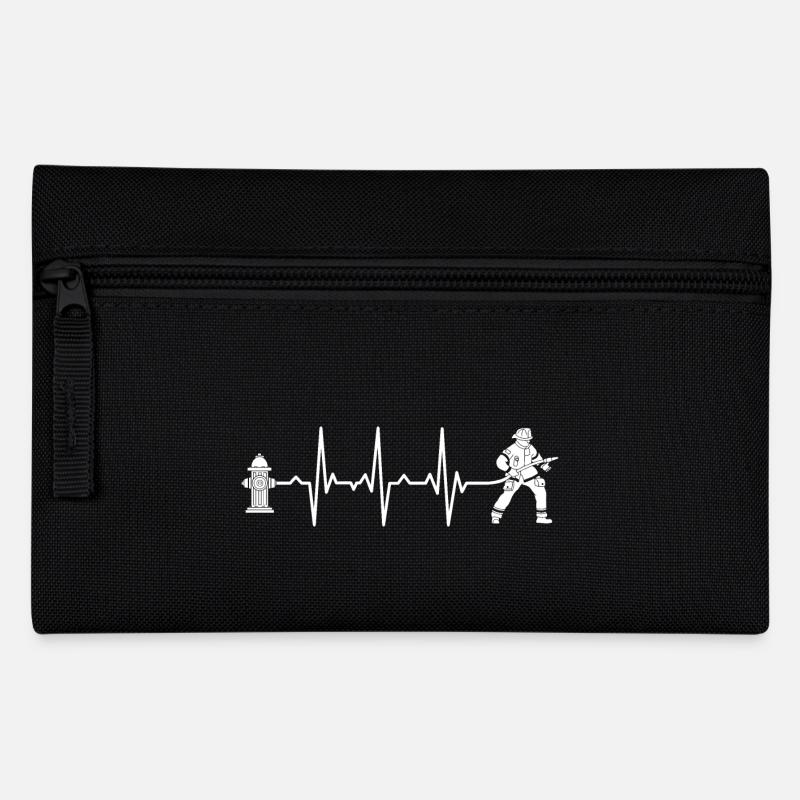 Pompier pompier battement de cœur - Trousse - noir