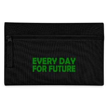 Every day for future - Pencil Case - black - Front