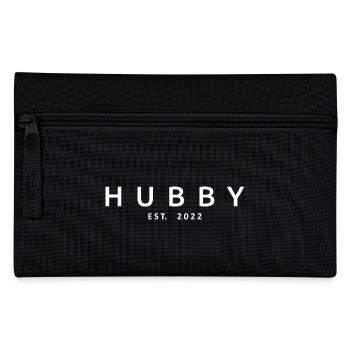 Hubby Est. 2022 - Mari à être, fête de mariage - Trousse - noir - Devant