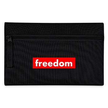 FREEDOM - Pencil Case - black - Front