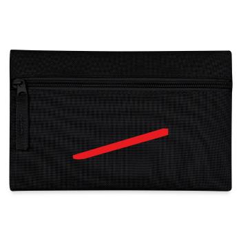 Ligne rouge du panneau de la ville - Trousse - noir - Devant
