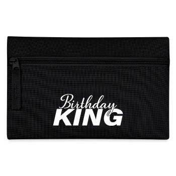 Birthday King - Cooles Geburtstagsparty-Geschenk für Männer - Federtasche - Schwarz - Vorne