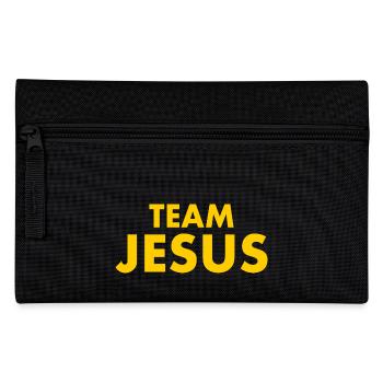 Team jesus - Pencil Case - black - Front