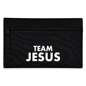 Team jesus - Pencil Case - black - Front