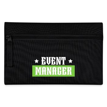 Event Manager green tshirt schwarz - Federtasche - Schwarz - Vorne