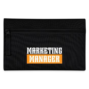 Marketing Manager orange tshirt noir - Trousse - noir - Devant