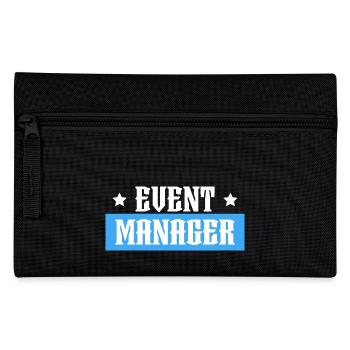 Event Manager blue tshirt schwarz - Federtasche - Schwarz - Vorne