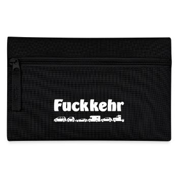 Fuckkehr - Scheiß-Verkehr - Federtasche - Schwarz - Vorne