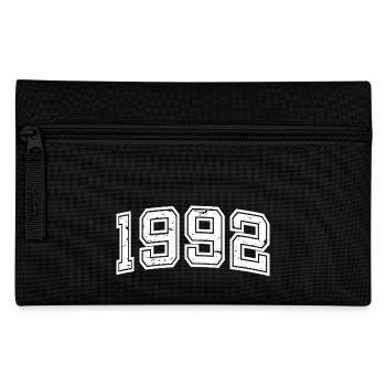 Jahr 1992, 30 Jahre alt, Geschenk zum 30. Geburtstag - Federtasche - Schwarz - Vorne