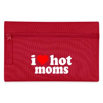 I love hot moms - Federtasche - Rot - Vorne
