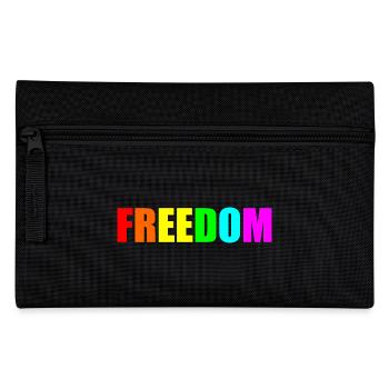 Freiheit - Federtasche - Schwarz - Vorne