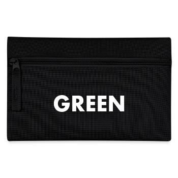 Grün - Federtasche - Schwarz - Vorne