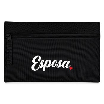 Esposa Cute Wife To Be Bride Couple Wedding Gift - Pencil Case - black - Front