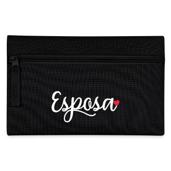Esposa Cute Wife To Be Bride Couple Wedding Gift - Pencil Case - black - Front