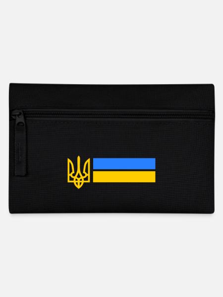 Ukraine - Federtasche - Schwarz