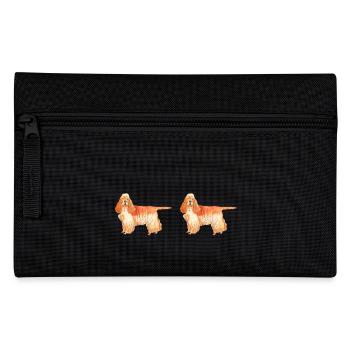 Amerikanischer Cocker Spaniel - Federtasche - Schwarz - Vorne