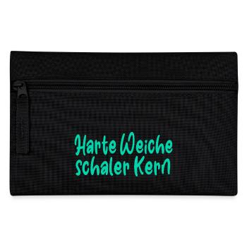 Harte Weiche schaler Kern - Federtasche - Schwarz - Vorne