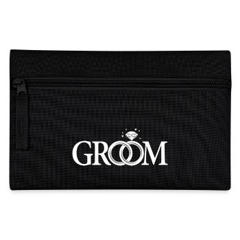 Groom Cool Matching Couple Wedding Party Mariage - Trousse - noir - Devant