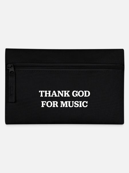 music - Federtasche - Schwarz
