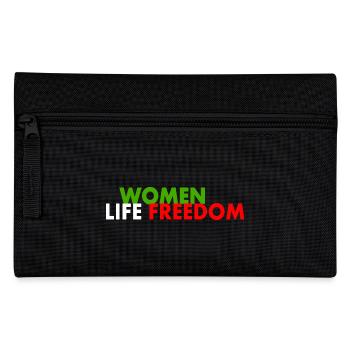 Women life freedom - Pencil Case - black - Front