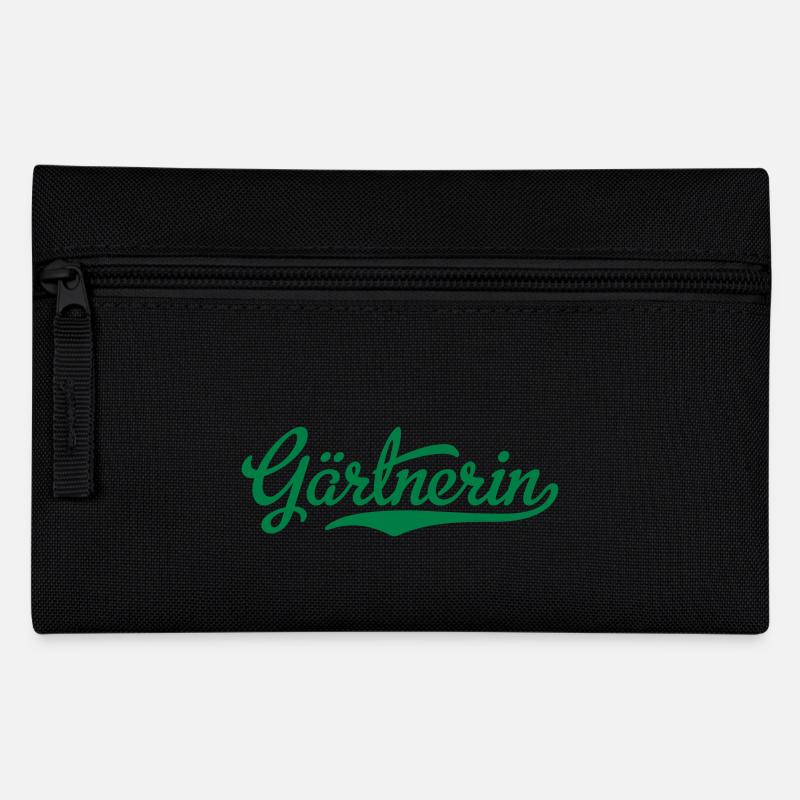 Gärtnerin - Federtasche - Schwarz