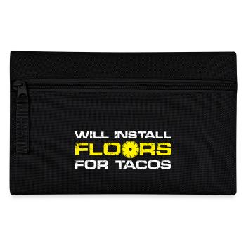 Will install floor for Tacos - Pencil Case - black - Front