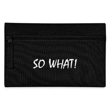 So what - Pencil Case - black - Front