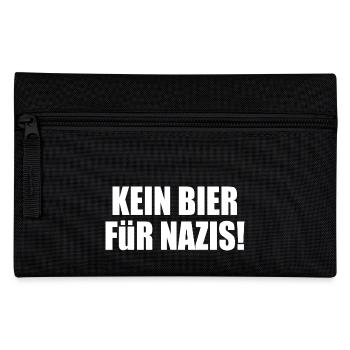 Kein bier für nazis - Federtasche - Schwarz - Vorne