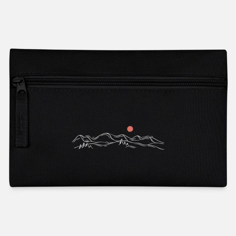 Minimaler Sunset Ridge - Federtasche - Schwarz