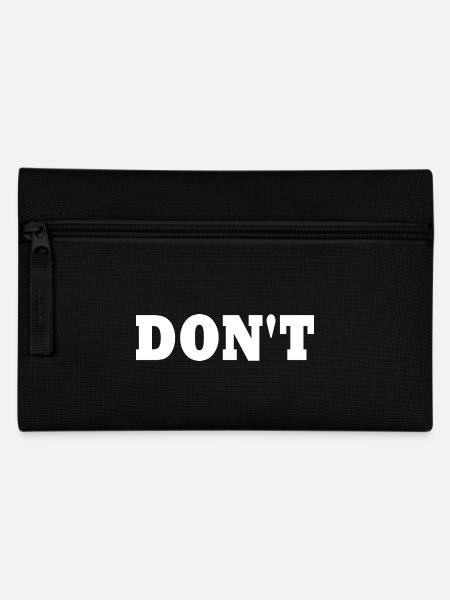 Don't - Federtasche - Schwarz
