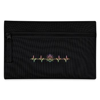Masonic Tshirt, Masonic Gift - Pencil Case - black - Front