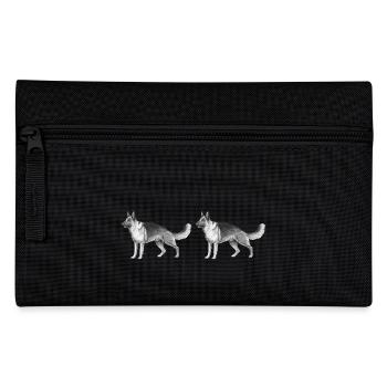 Deutscher Schäferhund Auto - Federtasche - Schwarz - Vorne
