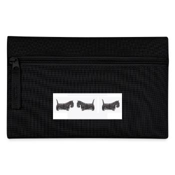 Schottischer Terrier Auto - Federtasche - Schwarz - Vorne