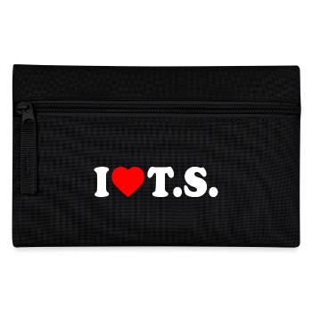 I love ts - Trousse - noir - Devant