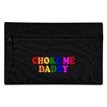 Choke me daddy - Federtasche - Schwarz - Vorne