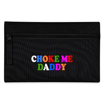 Choke me daddy - Federtasche - Schwarz - Vorne